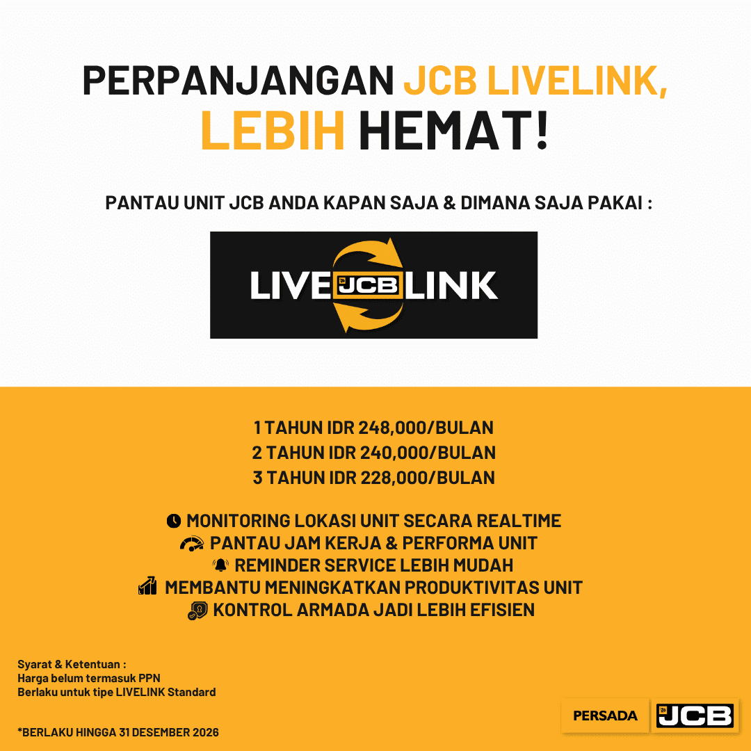 PERPANJANGAN JCB LIVELINK LEBIH HEMAT